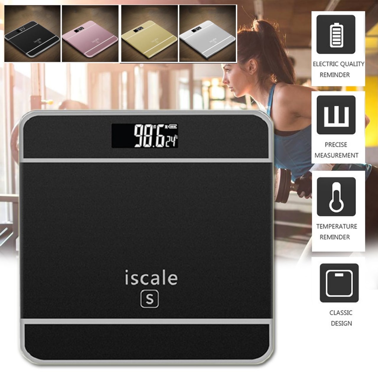 Electronic Bathroom Scale | I Scale S